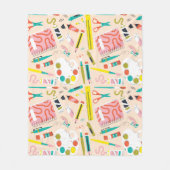 アートサプライオールオーバープリントアートエプロン フリースブランケット (正面)