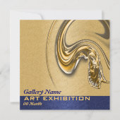 アートショーの開カスタマイズ催場 招待状 (正面)