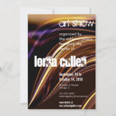 アートショーへの招待 招待状 (正面)