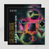 アートショーギャラリー展カスタマイズ開会 招待状 (正面/裏面)