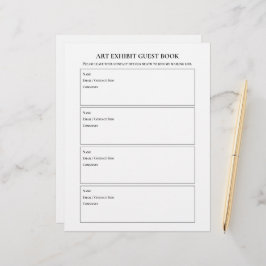 アートショー出展ゲストブックページ