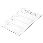 アートショー出展ゲストブック ノートパッド (アングル)