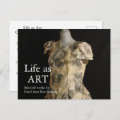 アートショー招待状はがき インビテーションポストカード (正面/裏面)