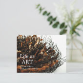 アートショー招待状はがき インビテーションポストカード (スタンド正面)