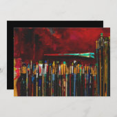 アートショー招待状 招待状 (正面/裏面)