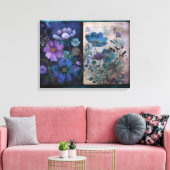 アートジャーナルページ:ヴィンテージブルース キャンバスプリント (インサイチュ (リビング))