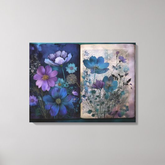 アートジャーナルページ:ヴィンテージブルース キャンバスプリント (正面)