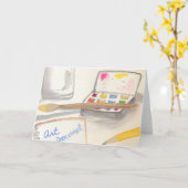 アートジャーナル カード (黄色い花)