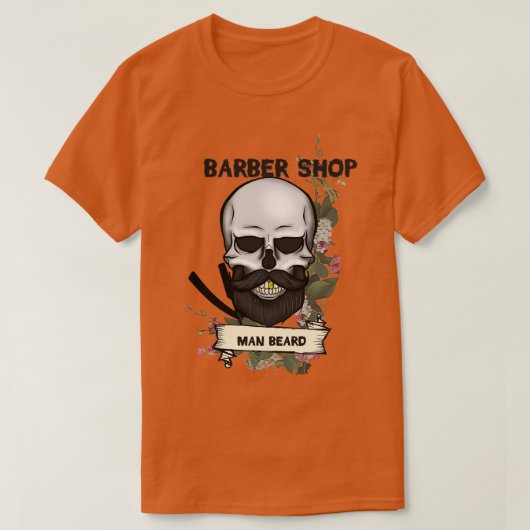 アートスカル理容師店 Tシャツ (デザイン正面)