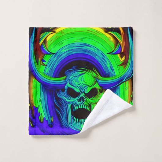 アートスカル ウォッシュタオル (ウォッシュタオル)