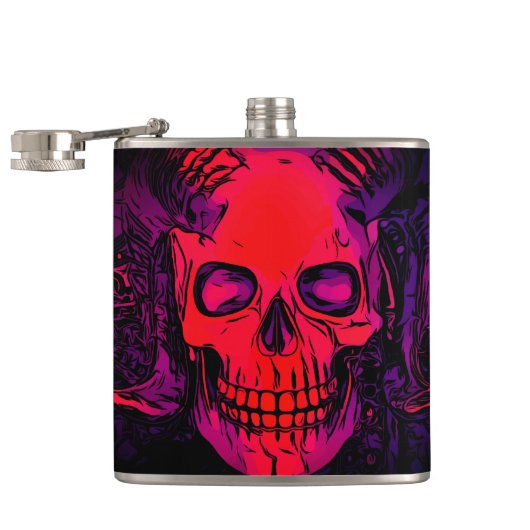 アートスカル フラスク (オープン)