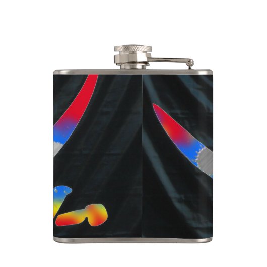 アートスカル フラスク (裏面)