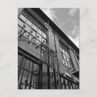 アートスクール16x12bw、グラスゴー美術学校 ポストカード