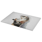 アートスケッチオッター |かわいい贈り物 カッティングボード (角)