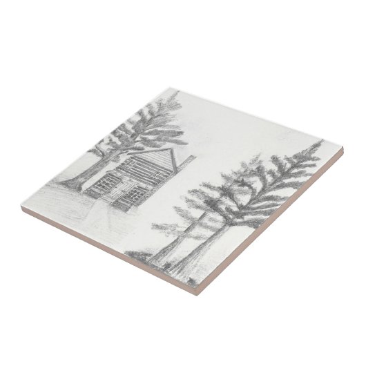 アートスケッチセラミックタイル タイル (側面)