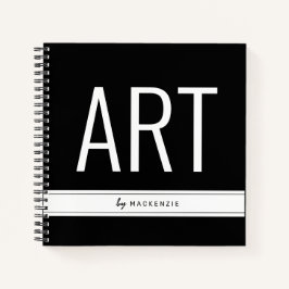 アートスケッチブック(名前あり) ノートブック