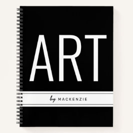 アートスケッチブック（大きなタイトル） ノートブック