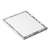 アートスケッチブラック&ホワイト ノートパッド (アングル)