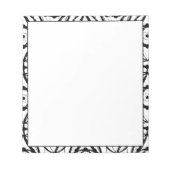 アートスケッチブラック&ホワイト ノートパッド (正面)