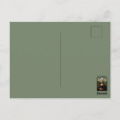 アートスタイルのスパデー ポストカード (裏面)