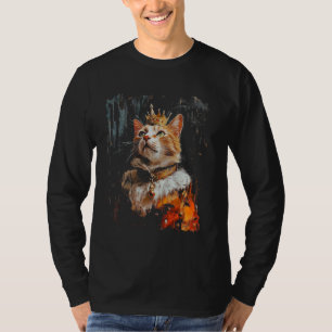 アートスタイルデザイン猫とルネッサンスの痛み Tシャツ