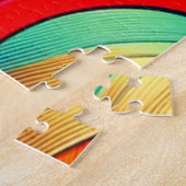 アートストライプのデザイン ジグソーパズル (側面)