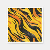 アートストライプの スタンダードカクテルナプキン (正面)