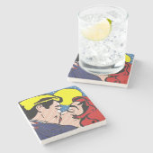 アートストーンポップ・アートのコースター ストーンコースター (横)