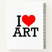 アートスパイラルノートが大好き ノートブック (裏面)