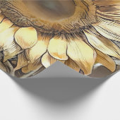 アートスモダンンフラワーズオンフィールドコレクション ラッピングペーパー (角)