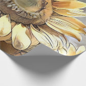 アートスモダンンフラワーズオンフィールドコレクション ラッピングペーパー (角)