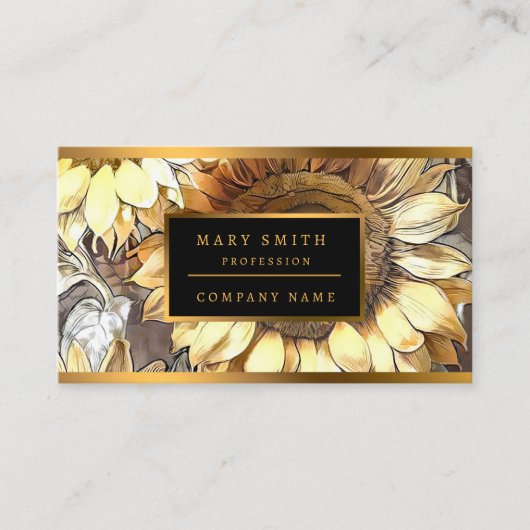 アートスモダンンフラワーズオンフィールドコレクション 名刺 (正面)