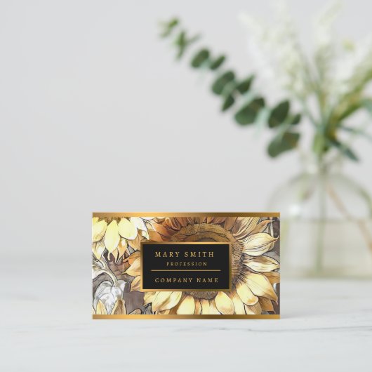 アートスモダンンフラワーズオンフィールドコレクション 名刺 (スタンド正面)