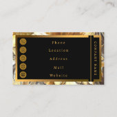 アートスモダンンフラワーズオンフィールドコレクション 名刺 (裏面)