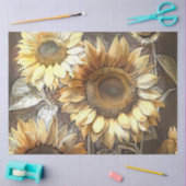 アートスモダンンフラワーズオンフィールドコレクション 薄葉紙 (クラフト)