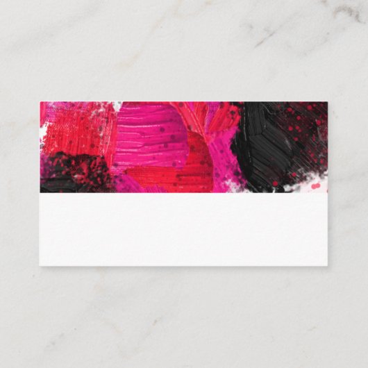 アートス絵を描クローク背景 名刺 (裏面)