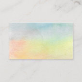 アートセラピストひまわりカラフルの名刺 名刺 (裏面)