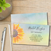 アートセラピストひまわりカラフルの名刺 名刺