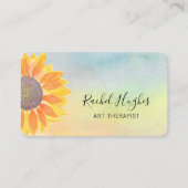 アートセラピストカラフルひまわり 名刺 (正面)
