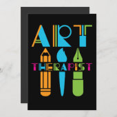 アートセラピストセラピー 招待状 (正面/裏面)