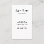 アートセラピスト名刺 名刺 (裏面)