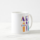 アートセラピスト コーヒーマグカップ (正面右)