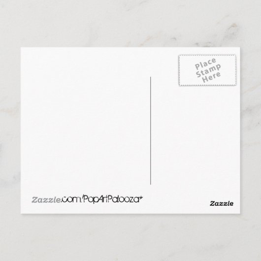 アートダッポップ・アートのシュントドキシースウィート顔ソウルフルアイズ ポストカード (裏面)