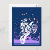 アートダートバイク ポストカード (正面/裏面)