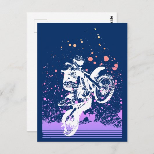アートダートバイク ポストカード (正面/裏面)