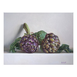 アートチョークのハイパーリアリズム絵画 フォトプリント
