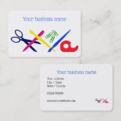 アートツールの作成，工芸，アーティスト，先生 名刺 (正面/裏面)