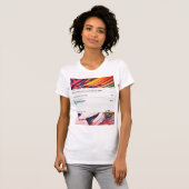 アートツールクレヨン鉛筆シャツ Tシャツ (正面フル)