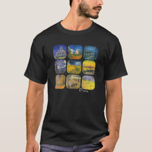 アートティーチーの名画ファン・ゴッホの絵画 Tシャツ