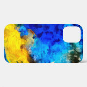 アートテクスチャ、クリエイティブ油の背景ストライプの、  Case-Mate iPhoneケース (裏面 (横))